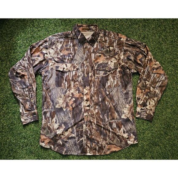 Browning Super Naturals Mens Vented Camo Shirt Large - Runs Big - Picture 1 of 8